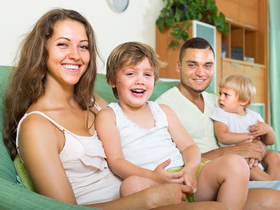 A multi-generational family, representing the range of patients CDCP coverage supports